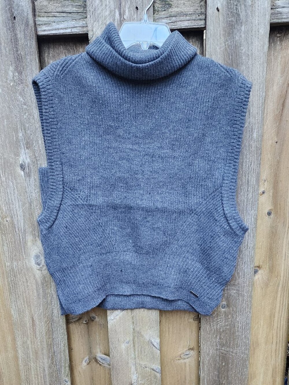 *NWT* Women's XL Jason Wu sleeveless gray turtleneck sweater vest